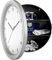 Wall Clock, Wall Mounted Key Box Wall Clock with Hidden Safe Clock Diversion Safe Jewelry Money Safe Storage For Money Stash Jewelry Valuables Cash
