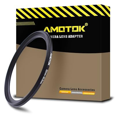 52 mm lins till 40,5 mm kamerafilter ring kompatibel alla 52 mm kameralinser till 40,5 mm UV CPL ND-filtertillbehör och 82 mm linsskydd (52–40,5 mm)