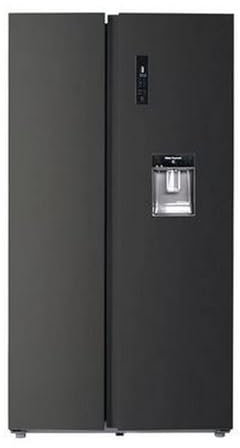 INFINITON Frigorifico Americano SBS-678A, 177 cm, E, 559 L, Inverter, SPECIAL BLACK INOX, Dispensador de Agua