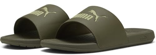 PUMA COOL CAT 2.0, Unisex Schiebe-Sandalen, LODEN GREEN-CALMING GREEN,