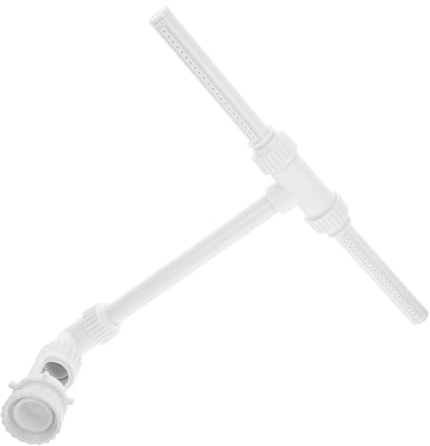 TOYANDONA Doble Cabeza de Fuente de Jardín para y Estanques Tubo de Estable Accesorios para de Agua Instalación y Diseño Resistente al