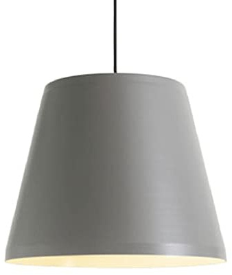 GKOKG Chandeliers,Modern Led Wall Lightp Light - Retro Bucket Sindustrial Kitchen, Hall -Malist(Bianco,8.6In)/Ash/8.6In