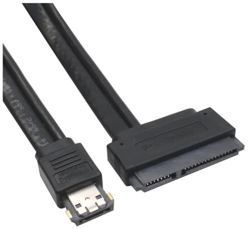 Stineng 22 stift till ESATA USB-kabel HDD, för ESATA adapter ström ESATA USB 2.0 5 V 12 V adapterkabel för lockning