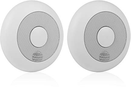 Smartwares RM175RF/2 2 x vernetztbare Funkrauchmelder/Brandmelder gepüft nach DIN EN14604, koppelbar/verlinkbar und erweiterbar, 2 Stück
