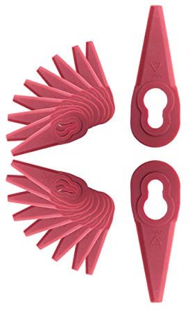 FANZTOOL Ersatzmesser-Set Rasentrimmer-Zubehör Rasentrimmermesser für FANZTOOL 20V Rasentrimmer 20Stk. (Gerade)