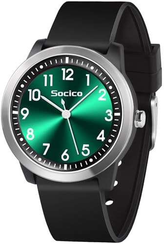 SOCICO Kids Watch Analogue, 5ATM/50M Waterproof Wrist Watch Children Girls Boys Teenagers Easy Read Kids Quartz Minimalist Watches for 8-18 Years