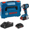 Bosch Professional 18V System Cordless Impact Wrench GDS 18V-330 HC (330 Nm tightening and 560 Nm breakaway torque, incl. 2x 4.0Ah ProCORE batteries, charger, 1 x Bluetooth Low Energy module, L-BOXX)