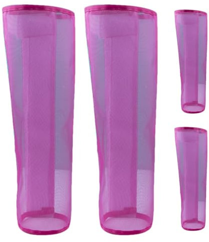 Fliegengamaschen für, 4er-Set,Gamaschen für, 4er-Set | 4 Stück Fliegenstiefel, wiederverwendbar für,Pferdegamaschen, Fliegengamaschen für, atmungsaktives Design reduziert d