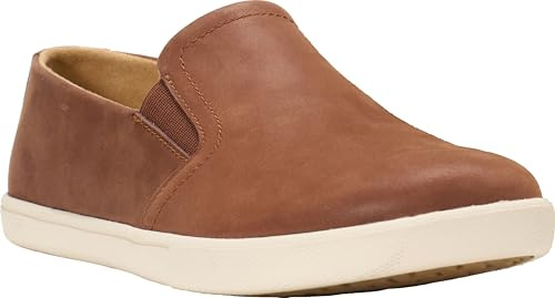Xero Shoes Women's Dillon Leather Barefoot Loafer, Mocha Bisque, 8