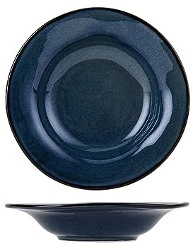 Tuxton China GAN-062 Soup Bowl, 9-1/2 oz., 9 dia., round, rimmed, microwave & dishwasher safe, oven proof, fully vitrified, lead-free, ceramic, TuxTrendz, Artisan, Night Sky, Pack of 12