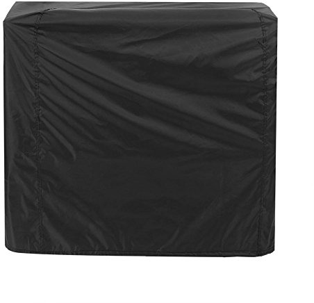 Grillöverdrag, polyester med PU-beläggning Vattentätt, dammtätt och UV-beständigt Grillöverdrag för utomhusbruk med dragrep - Svart (145x61x117cm)