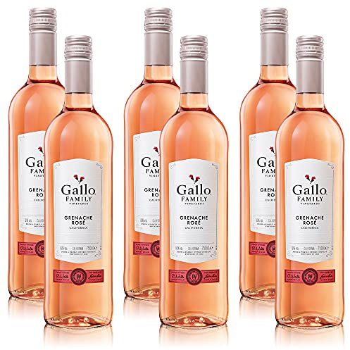6 Flaschen Gallo Grenache Roséweinpaket, lieblich (6x0,75 l)