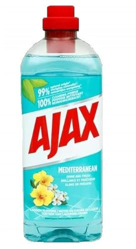 Confezione da 12 pezzi – Ajax detergente multiuso – Mediterranean Lagoon Flowers – 1 litro
