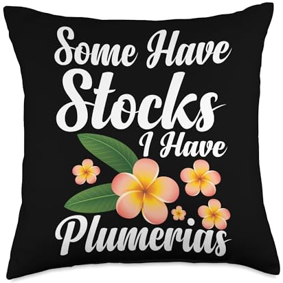 Plumeria Gardener Tools Plumeria Seeds for Planting Plumeria Throw Pillow