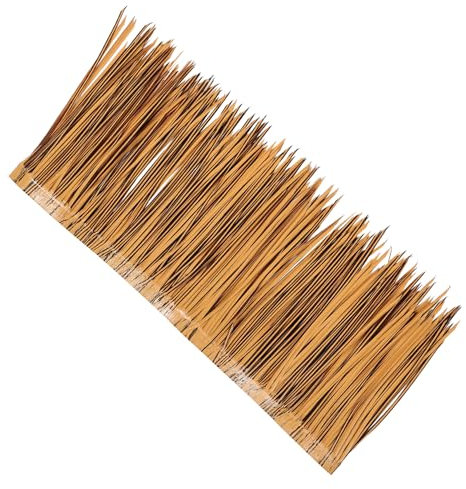 ibasenice Tetto in Paglia Artificiale Decorazione Per Giardino e Cortile Resistente Al Vento Sole Pioggia e Ruggine Facile Installazione Senza Marcire o Ammuffire