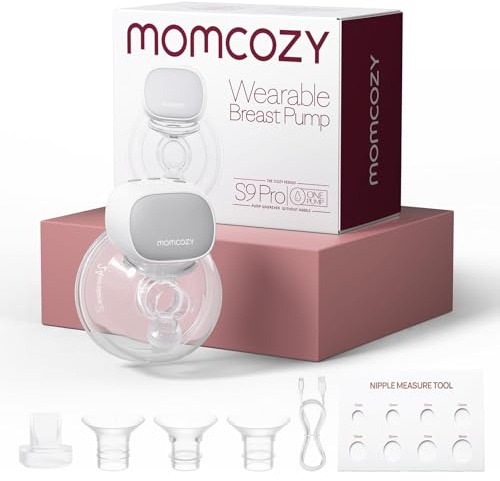 Momcozy S9 Pro Tire Lait Electrique, Gris, 1 Pack