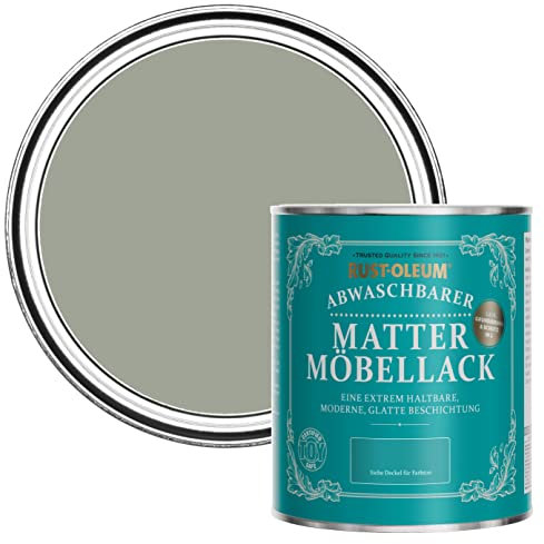 Rust-Oleum Light Green Furniture Paint in Matt Finish - Tea Leaf 750ml