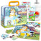 Bluey Tin Lunchbox Puzzle Bundle - Bluey Lunchbox mit Bluey Puzzle 24 Teile für Kinder plus Aufkleber und mehr | Bluey School Supplies