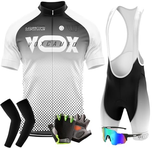 Rennrad Trikot Herren Set,Sommer Jungen Trägerhose Anzüge Mountainbike Radfahren Kleidung Set,Radfahren Reiten Trikots Atmungsaktiv (XS,Typ-8)