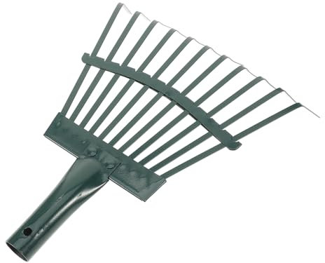 FUNOMOCYA Rastrillo De Jardinería para Césped Pequeño y Portátil para Hojas y Tierra