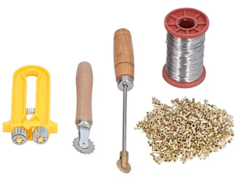 Aramox Kit de Démarrage Apiculteur Outils d'apiculture Définir l'équipement d'apiculture avec 2 Câbles de Fil de Fil pour Le Cadre de Ruche