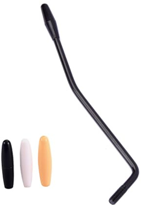 Cabilock Brazo Trémolo Guitarra Eléctrica Rosca con Puntas Negro Compatible Puente Tremolo Sistema Simple Instalación Duradero