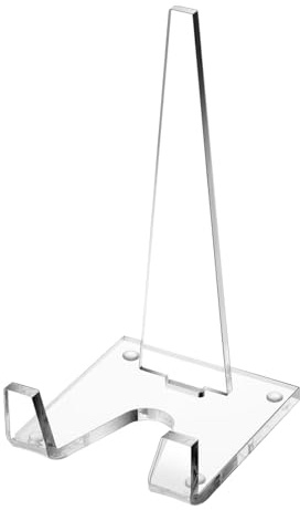 Akryl Display Stativ - Genomskinligt Diskställ Stativ För Foton, Böcker, Tabletter, Skivor Och Tidskrifter | Transparent Bordsdisplay för Hemdisk, Uffic
