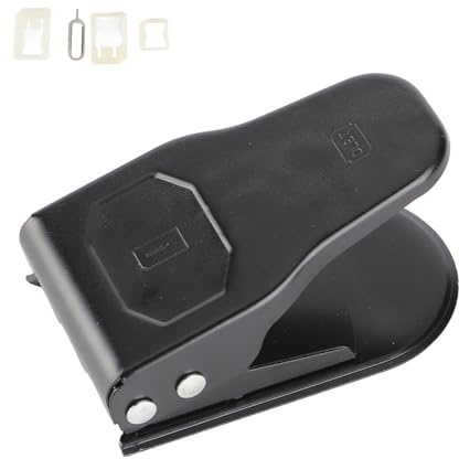 AOWINHIT Professionell 3 i 1 Telefon SIM-kort Knivomvandlare för Standard/mikro/nano SIM Kortskärare i Zinklegering med Adapter för Resenärer