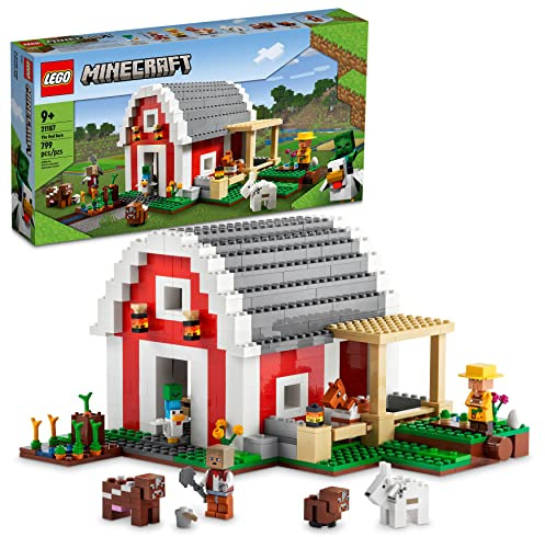 LEGO Minecraft The Red Barn 21187 Building Toy Set for Kids, Girls, and Boys Ages 9+ (799 Pieces)