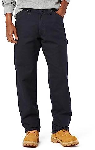 Levi Strauss Signature Gold Men's Carpenter Jeans, Raven, 28Wx32L