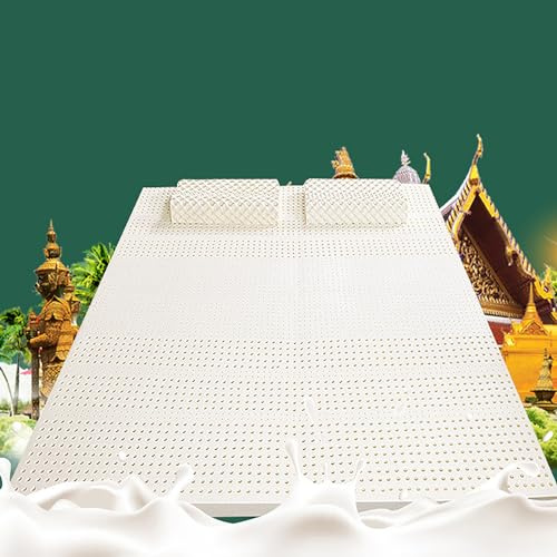 NaKeah Mattress Full Size, Natural Latex Mattress, Foldable Memory Foam Mattress, Breathable Comfortable Mattress, Ergonomic 7-Zone Mattress,5cm,200x220cm
