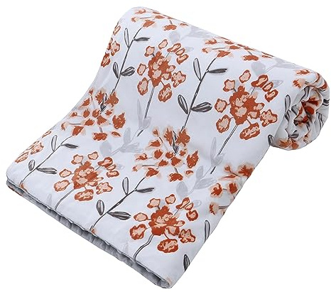LAT LEE AND TOWN babyfiltar, supermjuka quiltade nyfödda, sovtäcken barnrum, täcke med prickig baksida för småbarn, spädbarn, flickor, pojkar (röd)