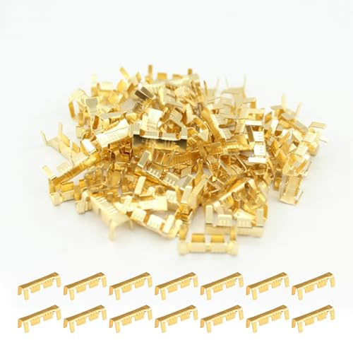 ZhouWei 200 Piezas Conectores de Cable, 0.3-1.5 mm Conectores de Cable Compactos Prensaestopas de Latón, para Conexiones Eléctricas Seguras y Confiables