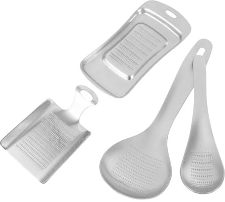 ZUNOXAZ 4 piezas Ralladores de Jengibre de Acero Inoxidable Herramienta de Cocina Duradera y para Rallar Fácil de Limpiar y para Uso Diario
