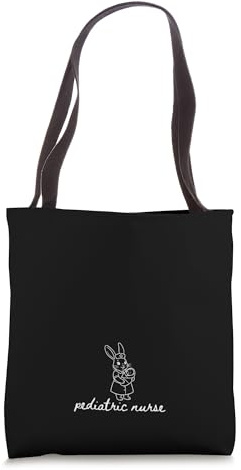 Pediatric Nurse Easter Bunny Simple PEDS Rabbit Tote Bag