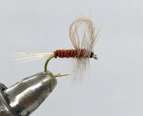CDC Loop Wing Hendrickson Emerger Size 12, Dry Fly 12 Pack- Strike Fly Company