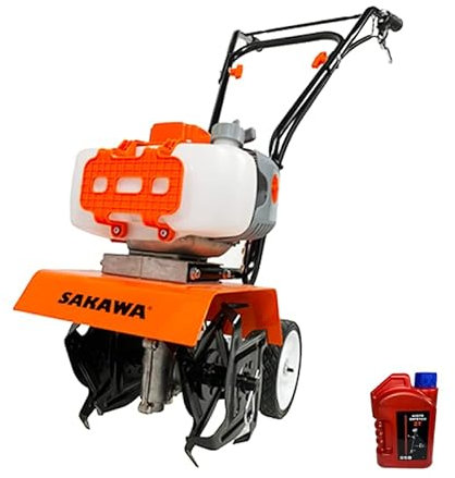 SAKAWA Motoazada Mini compacta Motor Gasolina + Aceite