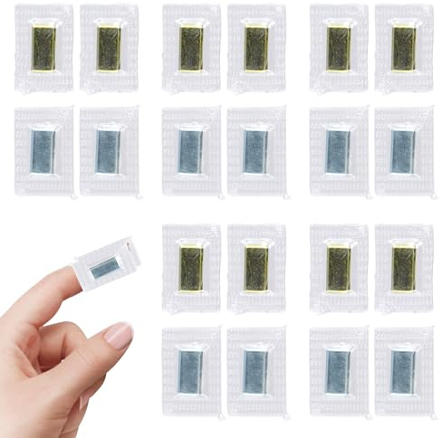 22 imanes para coser, Cierre de Monedero Invisible, botones magnéticos para coser, Accesorios para Coser Bolsos, Ropa, Cuero, Manualidades
