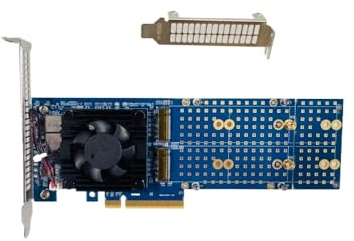 PCIe 4.0 X8 M.2 NVMe SSD Switch Controller Adapter with PEX88024 PLX88024 PCI Express 4.0 X8 Switch to 4 Ports M.2 Adapter Card