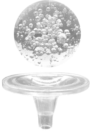 DOITOOL Fuente de Agua Decorativa con Bola de Cristal y Soporte Material Cristal y Plástico Diseño Elegante para Espacios Comerciales y Decoración de Mesa