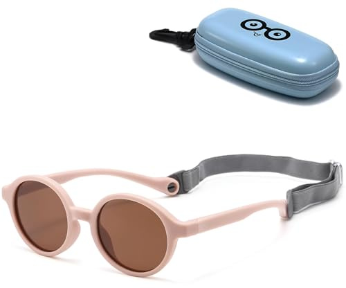 Musivon Baby Sunglasses with Adjustable Strap for 0-2.5 Years Boys Girls