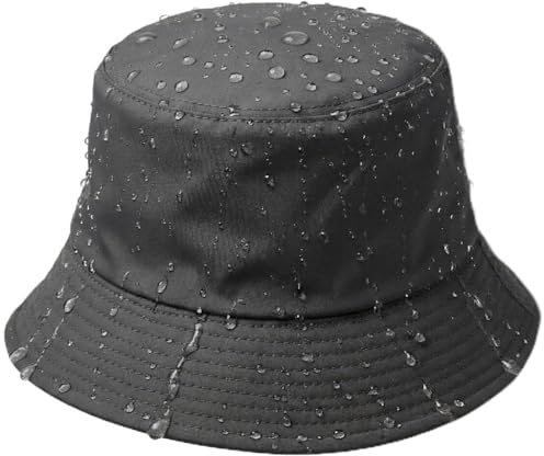 ZRWASKA® Unisex Mens Waterproof Windproof Reversible UPF50+ Sun Bucket Hat Men Women All Weather Outdoor Hiking Fishing Hunting Traveling Beach Casual Summer Bucket Hats One Size Fits All 58cm