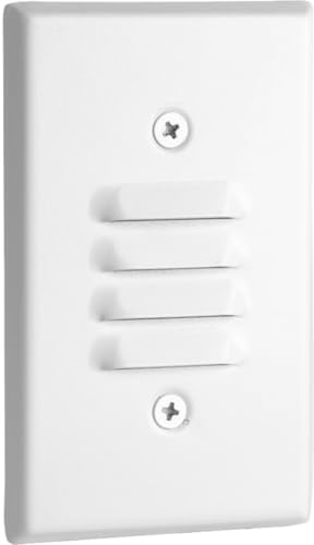 Progress Lighting LED Indoor Louvered Step Light, Indoor, P660003-028-30K, Satin White