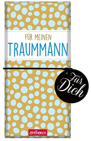 STEINBECK Liebe Geschenk_Schokolade 100g Tafel Du bist mein Traummann Geburtstag Weihnachten Ostern Adventskalender Befüllung