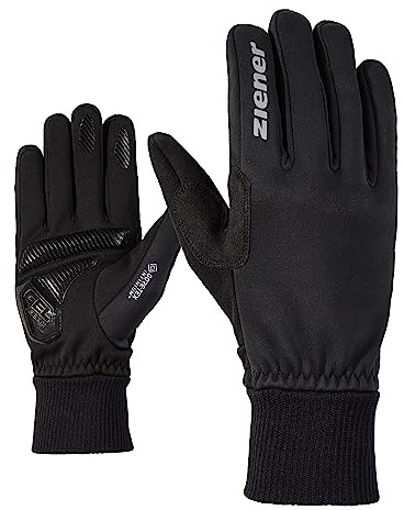Ziener Erwachsene SMU 18-GWS 414 Bike Glove Handschuhe, Black, 8 (M)