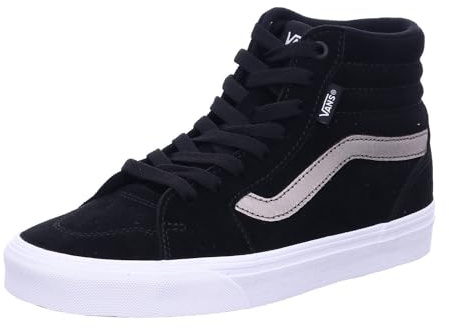 Vans Unisex Kinder Ward Sneaker, Wildleder Metallic Black Hämatit, 38 EU