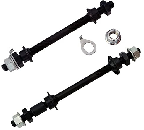Moyeu de roue de vélo - Axe solide - Levier avant et arrière - Levier solide - Accessoires de vélo (180 mm)