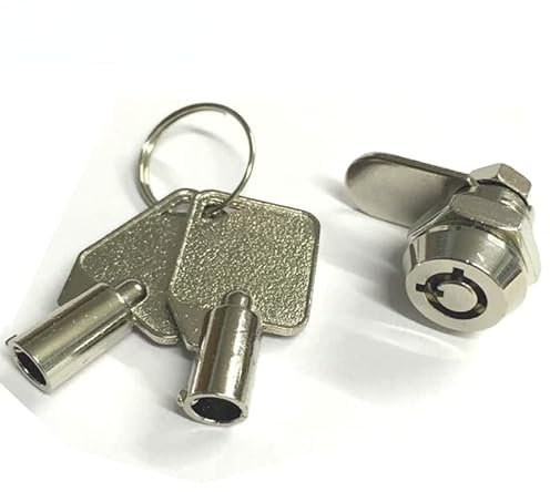 SLOYCA Armoire en Alliage de Zinc Mini Serrure à Came Tubulaire for ATM Caisse vitrine vitrine boîte à lumière boîte aux Lettres Serrure à Came Accessoires de quincaillerie for la Maison