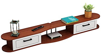 Générique Mobil TV-stativ, för DVD-förvaring, Blu-ray-spelare, Blu-ray-spelare, garderobsdörr, kabellåda, design, trälåda multimediestativ