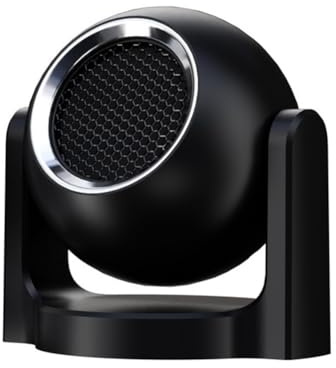 FACAIIO Chauffage de voiture et dégivreur de pare-brise avec tête rotative 12 V 120 W pour chauffage rapide et déshumidification